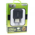 Carregador De Tomada 3.4a C/ 2 Usb Preto X-cell