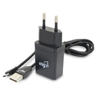 Carregador De Tomada Universal 1 Saída Usb Com Cabo Micro Usb