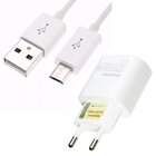 Carregador Original Celular Samsung Micro Usb Branco Turbo