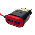 Carregador Para Iphone 3.1a Com 2 Usb Le-518p Lelong