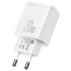 Carregador Parede Duplo Usb + Usb-c  20w Turbo Portátil Base