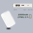 Carregador Portatil 10000 Mah Celular  Micro Usb Tipo C Usb B