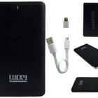 Carregador Portátil Power Bank Lucky 4000mah Modelo Slim Usb