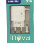 Carregador Turbo Inova 3.1 + 2 Entradas Usb