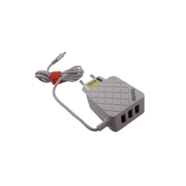 Carregador Turbo Original Basike Micro Usb V8 Android Celula