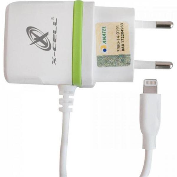Carregador Ultra Lightning Xc-iph6-usb Branco X-cell Flex