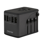 Carregador Universal Adaptadores De Viagem 4 Usb + 1 Usb-c Ge