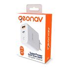 Carregador Universal Usb-c E Usb-a Superpower Gan Duo 65w