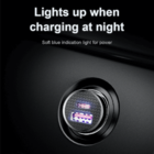 Carregador Veicular Baseus Turbo Usb Usb-c Type-c Com Led - P