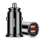 Carregador Veicular Celular Portátil 30w Turbo Baseus Dual Us
