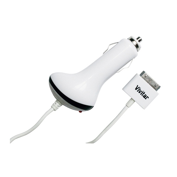 Carregador Veicular Para Ipad, Iphone E Ipod - Preta