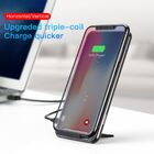 Carregador Wireless Sem Fio Baseus Turbo Portátil 3 Bobinas S