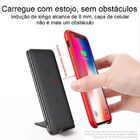 Carregador Wireless Sem Fio Baseus Turbo Portátil 3 Bobinas S