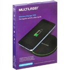 Carregador Wireless Ultra Rapido 10w Concept Preto Multilaser