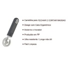 Carretilha Fecha E Corta Massas Resistente Dupla Anodilar