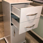 Carrinho 1 Porta Armário Banheiro Multiuso Utensílios Banho