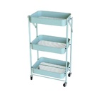 Carrinho 3 Andares Organizador Casa Rack Quarto Salao De Bele