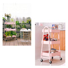 Carrinho 3 Andares Organizador Rack Casa Quarto Salao De Bele