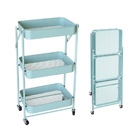 Carrinho 3 Andares Rack Organizador Casa Quarto Salao De Bele