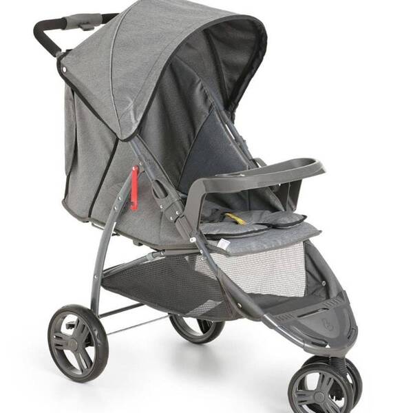 Carrinho 3 Rodas Cross com Bebê conforto Black (Preto) + Base - Galzerano  no Shoptime
