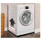 Carrinho / Suporte Para Geladeira Em Plastico E Aco 200kg