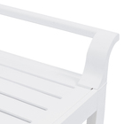 Carrinho Miami Resina Branco 70x53cm Grosfillex