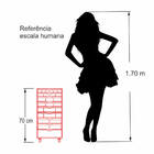 Carrinho Acrílico Organizador De Acessórios E Bijuterias 9 Ga