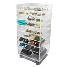 Carrinho Acrílico Organizador De Acessórios E Bijuterias 9 Ga