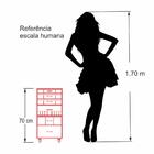 Carrinho Acrílico Organizador De Maquiagem Médio N5 6 Gavetas