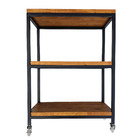 Carrinho Auxiliar / Aparador / Ilha p/ Cozinha Estilo Industr