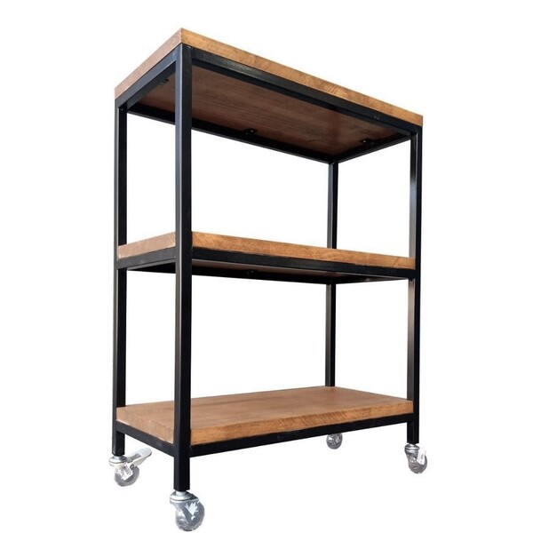 Carrinho Auxiliar / Aparador / Ilha Para Cozinha Estilo Indus