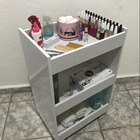 Carrinho Auxiliar  Para Manicure  Branco