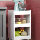 Carrinho Auxiliar Com Rodas Brancas - Estilo E Funcionalidade