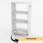 Carrinho Auxiliar De Café/bar/escritório Com Rodinhas  -nice