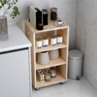 Carrinho Auxiliar De Café/bar/escritório Com Rodinhas De Made