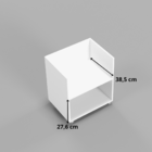 Carrinho Auxiliar De Escritório Branco Para Impressora Com Ro