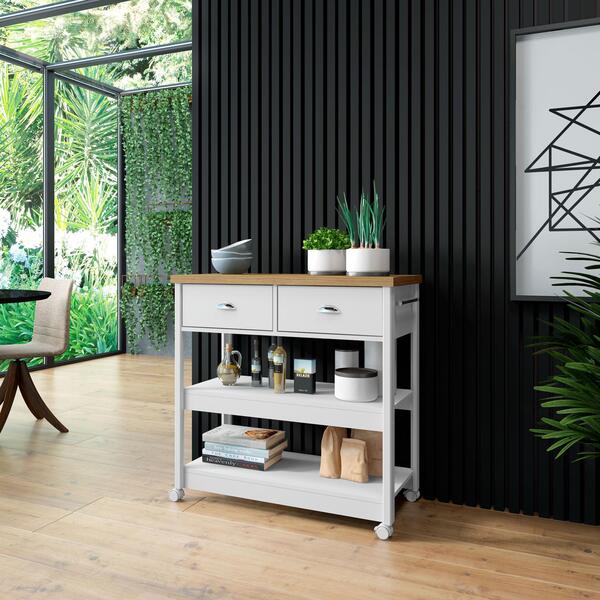 Carrinho Auxiliar Estetica Ditália 2 Gavetas Ba-135