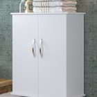 Carrinho Auxiliar Para Banheiro 2 Portas C/ Divisórias Uten.