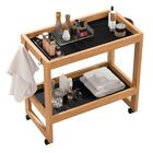 Carrinho Auxiliar Pedicure Genebra Preto