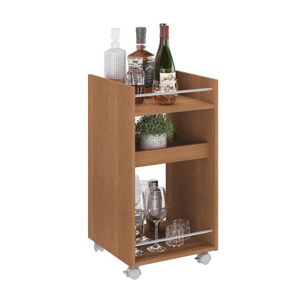 Carrinho Bar 2 Nichos Brito Cinamomo Artely