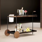 Carrinho Bar 2 Níveis Sala De Jantar  Agnes Montanhês