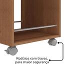 Carrinho Bar 3 Prateleiras E Rodizios 74x40 Cm Arly