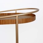 Carrinho Bar Amsterdam Estilo Industrial Mel