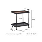 Carrinho Bar Buffet Boulevard Aparador Cozinha Gourmet Indust