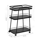 Carrinho Bar Chicago Preto