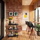 Carrinho Bar Chicago Preto