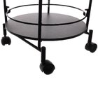Carrinho Bar Circular Pra Sala De Jantar Preto