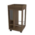 Carrinho Bar Com 2 Porta Garrafas São Luis  New Avelã