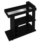 Carrinho Bar Com Rodízios 91 Cm Tampo Espelhado Arly