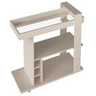 Carrinho Bar Com Rodízios 91 Cm Tampo Espelhado Arly